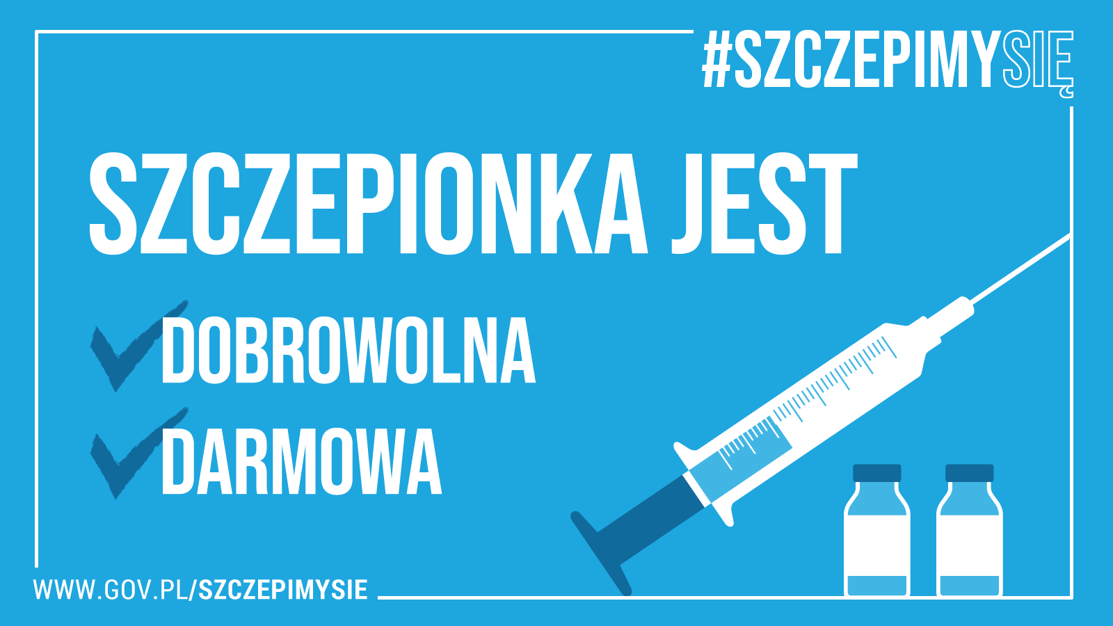 zdjęcie przedstawia logo promujące szczepienia ze strony Ministerstwa Zdrowia